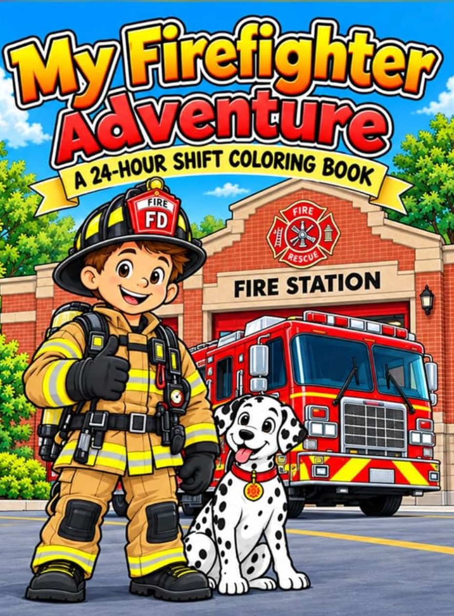 Cover of My Firefighter Adventure: A Coloring Book